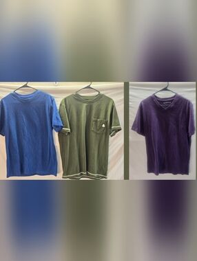 Lot of 3 American Giant Men's Size Medium Short Sleeve T-shirts NWOT